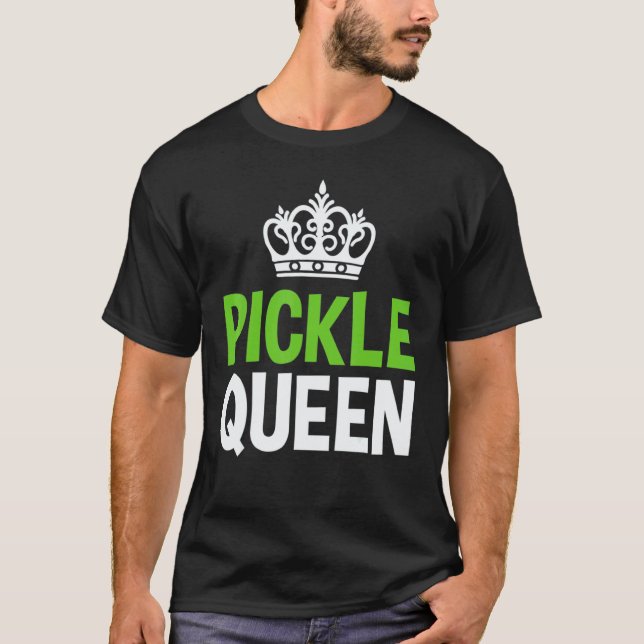 Surgubbsdrottning Vegan Grönsak T Shirt (Framsida)
