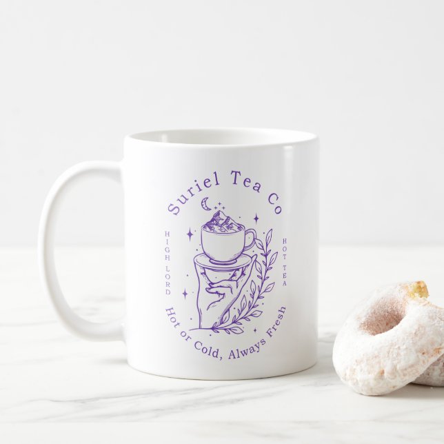 Suriel Tea Co Company ACOTAR Velaris 1WH3 Kaffemugg (Med munk)