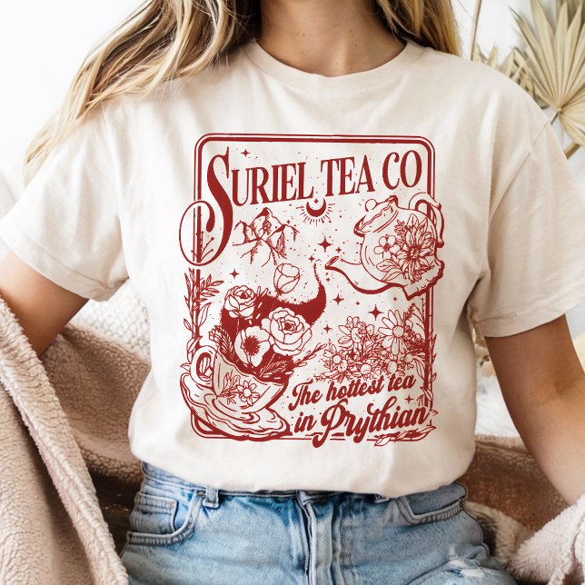 Suriel Tea Co Quote Bookish Acotar Gift T Shirt (Skapare uppladdad)