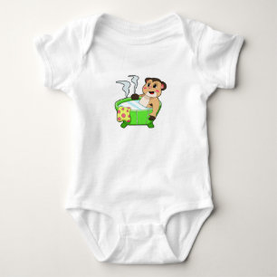 Surikat som badar i badkar t shirt