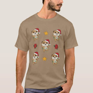 Surikater julvinter djur Surikater vän T Shirt