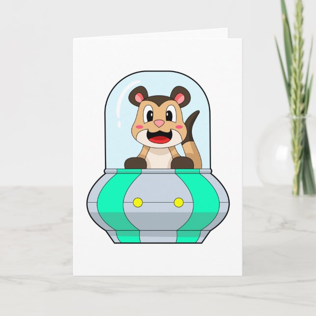 Surikater med ubåt kort (Framsida)