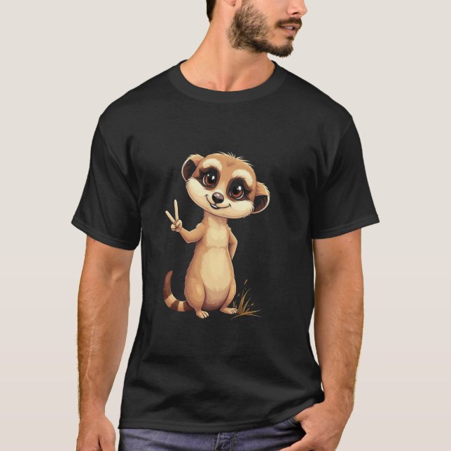 Surikater T Shirt (Framsida)