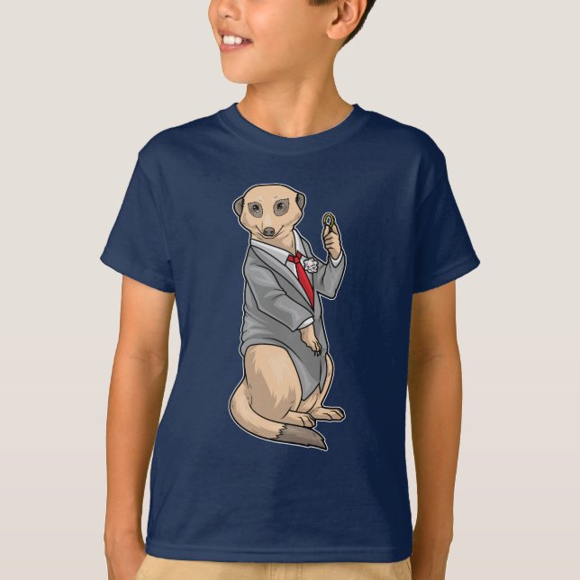 Surikateringsbröllopsring Bröllop T Shirt (Framsida)