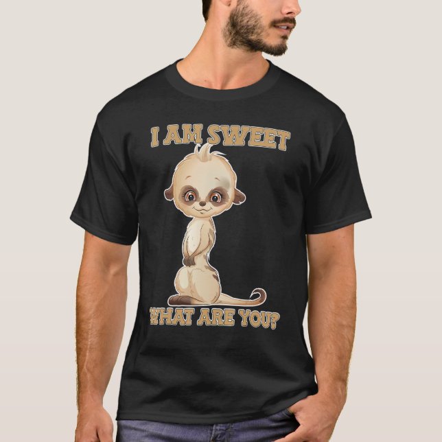 Surikatkatt T Shirt (Framsida)