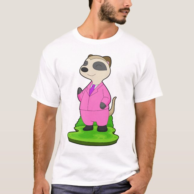 Surikatkostym Bröllop T Shirt (Framsida)