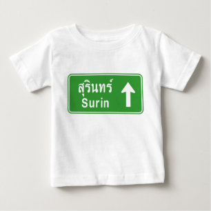 Surin ⚠ Thai Highway Traffic Sign ⚠ Tee Shirt