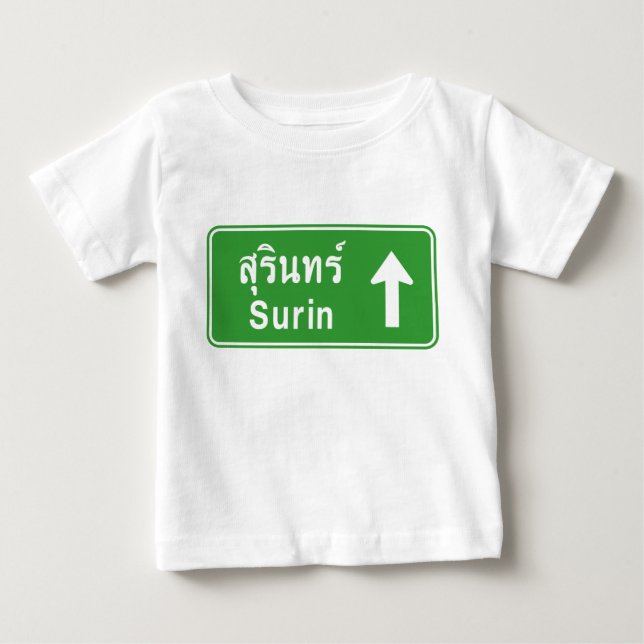 Surin ⚠ Thai Highway Traffic Sign ⚠ Tröja (Framsida)