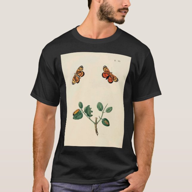 Surinaamsche Vlinders Naar Het Leven Geteekend Pap T Shirt (Framsida)