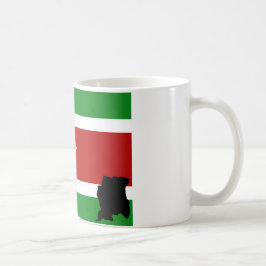 surinaamse vlag + land kaffemugg