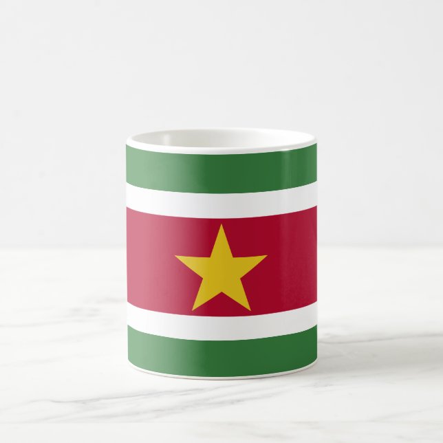 Surinam Flagga Kaffemugg (Center)