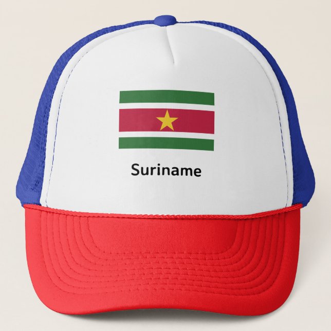 Surinam Flagga Keps (Framsida)