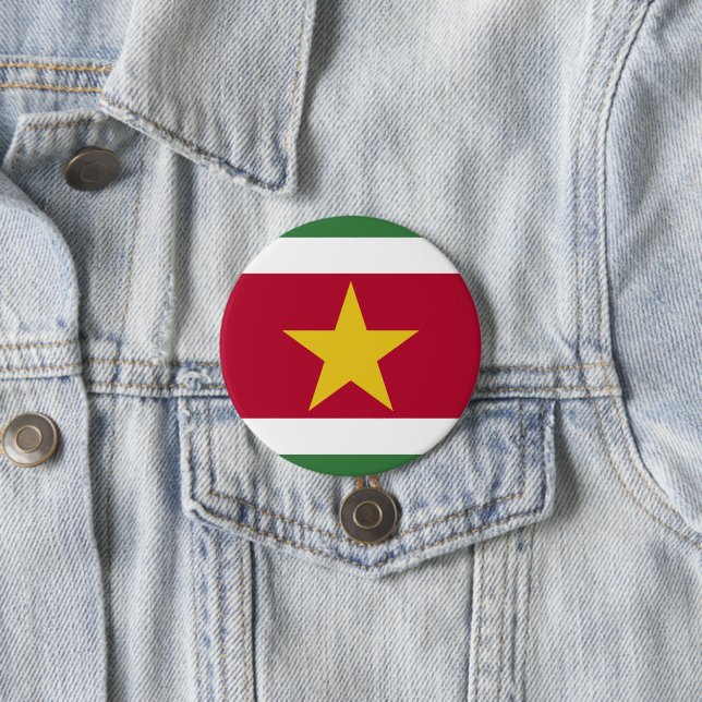 Surinam flagga knapp (In Situ)
