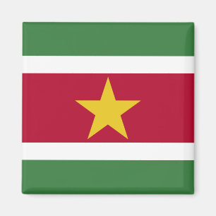 Surinam Flagga Magnet
