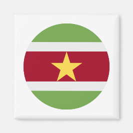 Surinam Flagga Magnet