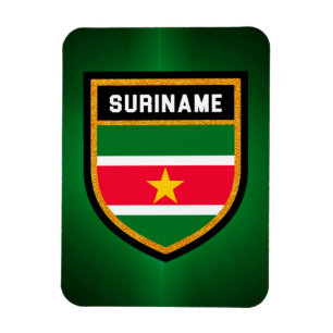 Surinam Flagga Magnet