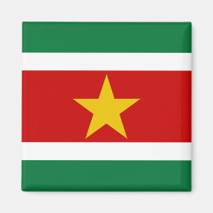 Surinam Flagga Magnet