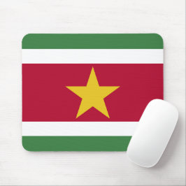 Surinam flagga musmatta