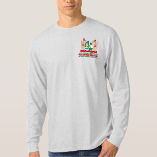 Surinam Flagga och Jacka av Arm Patriotic T Shirt