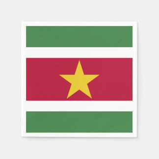 Surinam Flagga Pappersservett