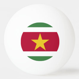 Surinam flagga pingisboll