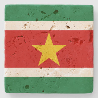 Surinam Flagga Stenunderlägg