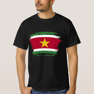 Surinam flagga t shirt