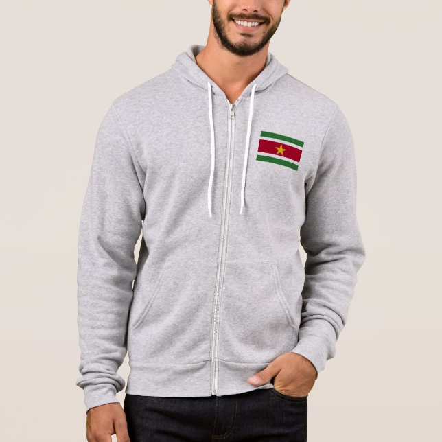 Surinam Flagga T Shirt (Framsida)