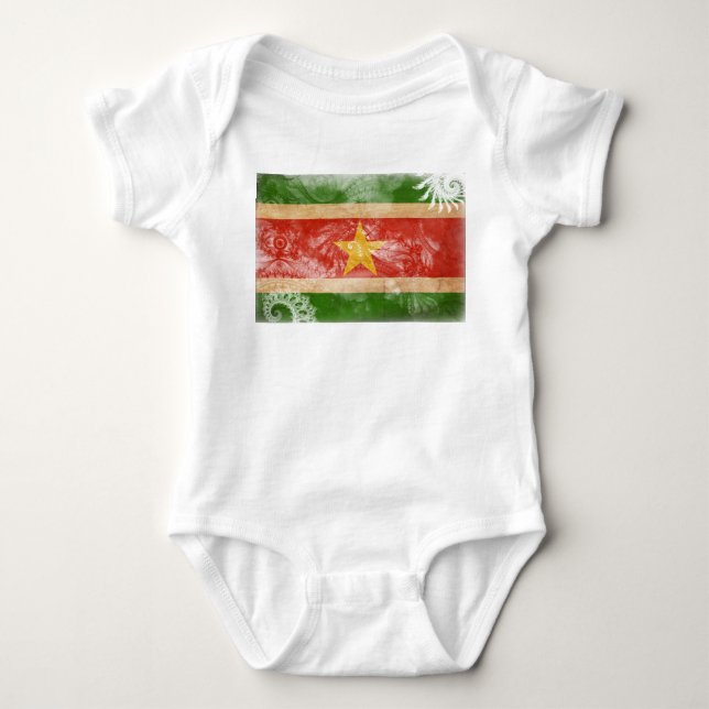 Surinam flagga tröja (Framsida)