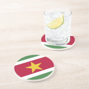 Surinam flagga underlägg