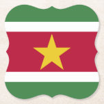 Surinam Flagga Underlägg Papper<br><div class="desc">Anpassade World Flagga Products ( i världen) - Lägg gärna till din egen text.</div>