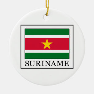 Surinam Julgransprydnad Keramik