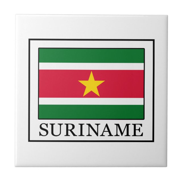 Surinam Kakelplatta (Framsidan)