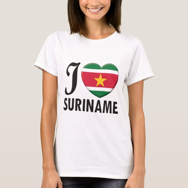 Surinam kärlek t shirt (Framsida)