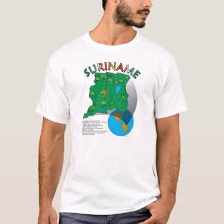 Surinam karta tee shirt