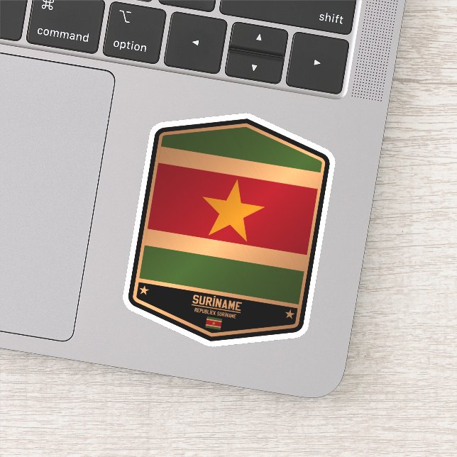 Surinam Klistermärken (Detalj)