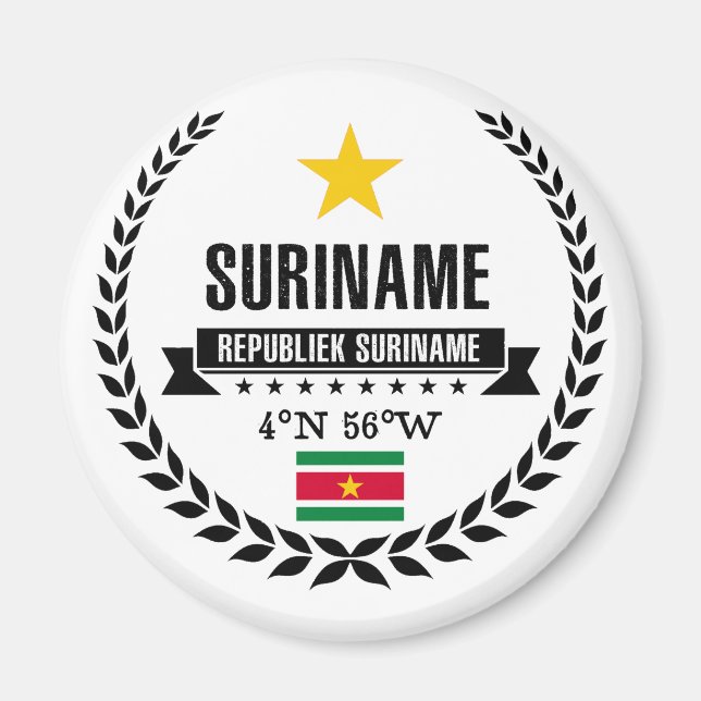 Surinam Magnet (Framsidan)