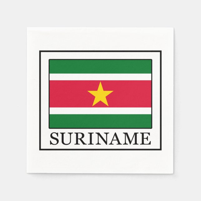 Surinam Pappersservett (Framsidan)