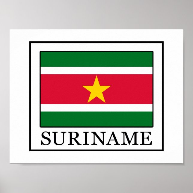 Surinam Poster (Framsidan)