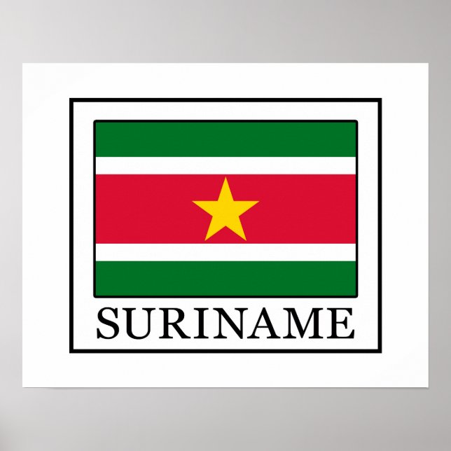 Surinam Poster (Framsidan)