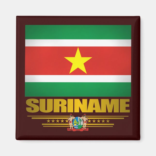 "Surinam-Pride" Magnet (Framsidan)