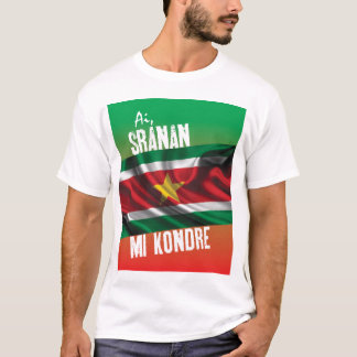 Surinam t-skjorta med text t-shirt