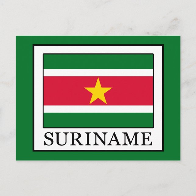 Surinam Vykort (Framsida)