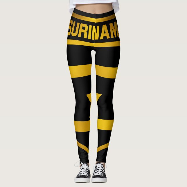 Suriname Emblem Leggings (Framsida)
