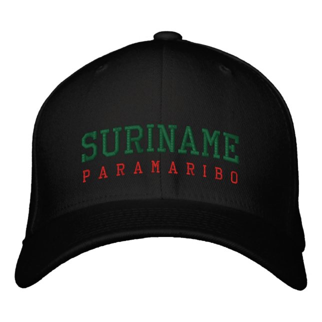 Suriname Paramaribo Hat Broderad Keps (Framsida)