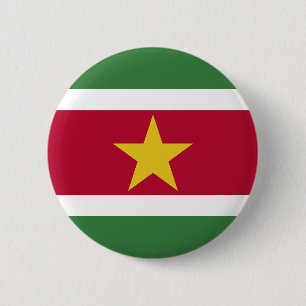 Surinames flagga knapp