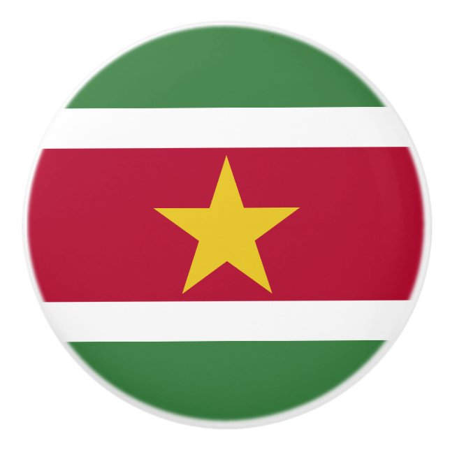 Surinames flagga knopp (Framsidan)