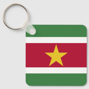 Surinames flagga nyckelring