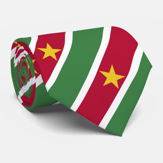 Surinames flagga slips (Rullad)