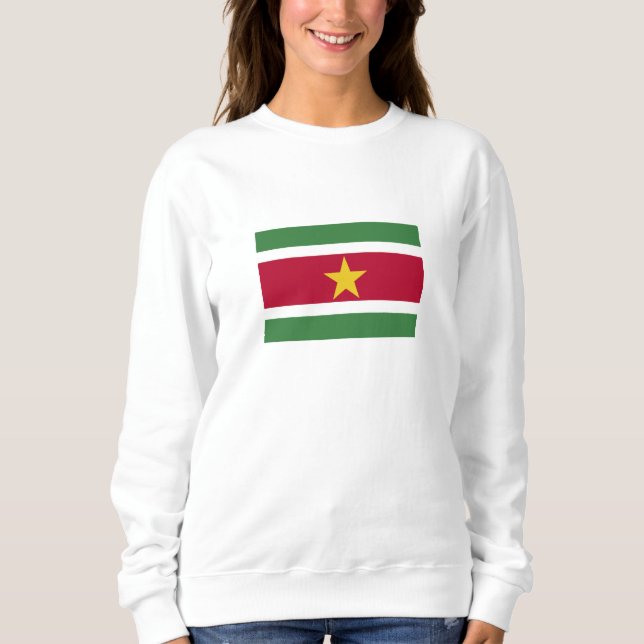 Surinames flagga t shirt (Framsida)